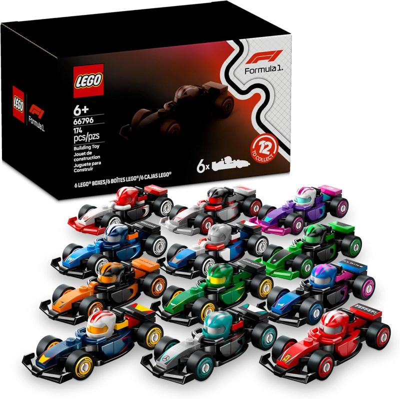 Photo 1 of ***(STOCK PHOTO FOR REFERENCE ONLY)***
LEGO F1 Collectible Race Cars 10 Pack - Building Set for Boys and Girls, Ages 6+ - Birthday Gift Idea for Racing Fans - Mystery Box 