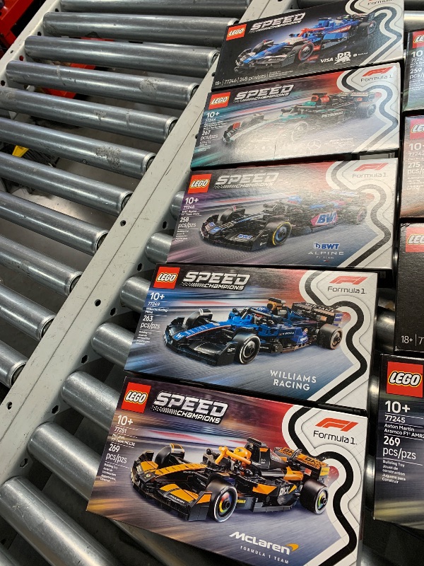 Photo 1 of ***(STOCK PHOTO FOR REFERENCE ONLY)***
LEGO F1 Collectible Race Cars 10 Pack - Building Set for Boys and Girls, Ages 6+ - Birthday Gift Idea for Racing Fans - Mystery Box 