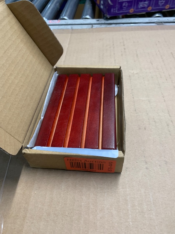 Photo 1 of ASmileIndeep Small Military Challenge Coins Display Holder Solid Wood,Challenge Coin Stand Holds 10-12 Coins ,4 Row Coin Holder Rack for Desk, Challenge Coin Display Case ,Red Finish