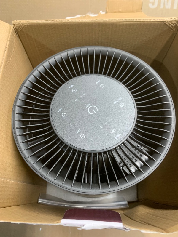 Photo 1 of ***(MISSING CHARGING CORD/ UNABLE TO TEST)***
Air Purifiers for Home Large Room Pets Up to 1300 Sq Ft, MOOKA H13 True HEPA Air Purifier Cleaner with 360° Air Inlet, Fragrance, 13dB Air Purifier for Bedroom Wildfire Smoke Pet Dust Pollen (Black)