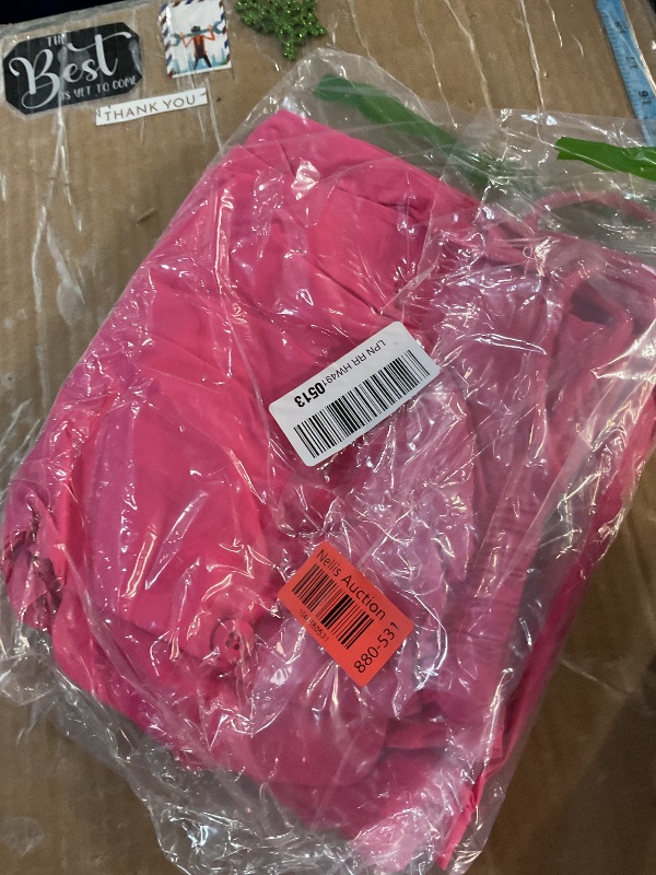 Photo 1 of (BAGGED) (MEDIUM) COPYLEAF Cargo Pants Women Low Waisted Parachute Pants with Pockets Loose Baggy Hiking Pants Y2K Clothes Hot Pink