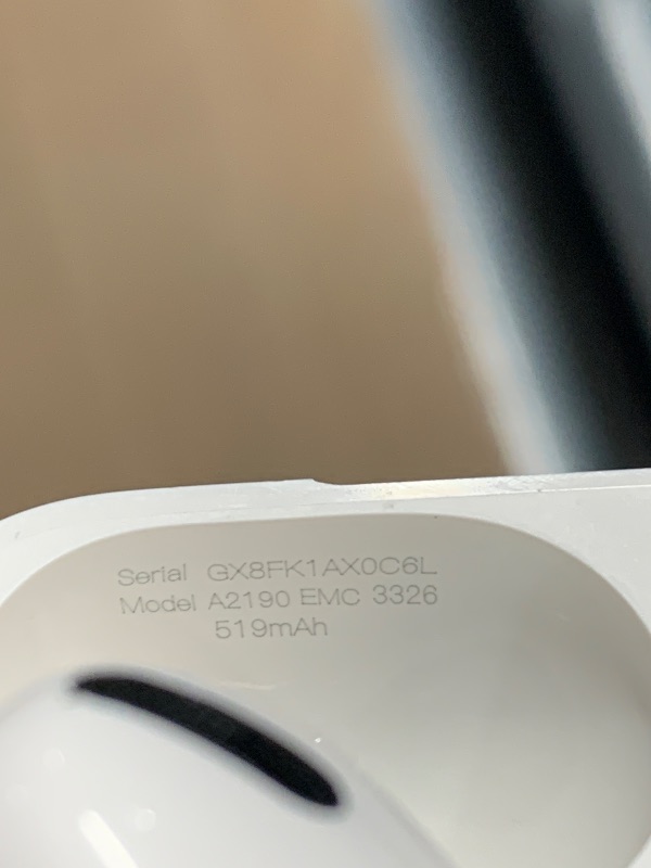 Photo 1 of Apple AirPods Pro (1st Generation) with MagSafe Charging Case