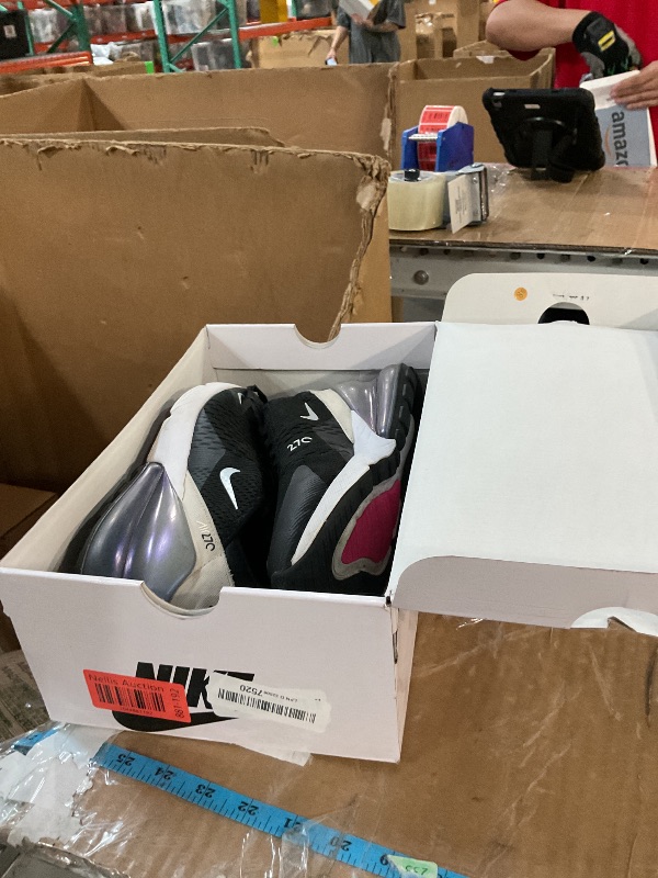 Photo 1 of (See all images) Nike Women's Air Max 270 Black/Metallic Silver-Phantom (DZ7736 002) - 8.5