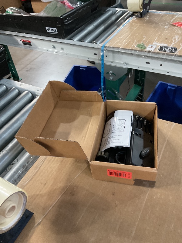 Photo 1 of Amazon Basics Electronic Keypad Deadbolt Door Lock with Touch-Control Keyless Easy Installation, Auto Lock, Keyed Entry Option, Contemporary, 1-Pack, Matte Black