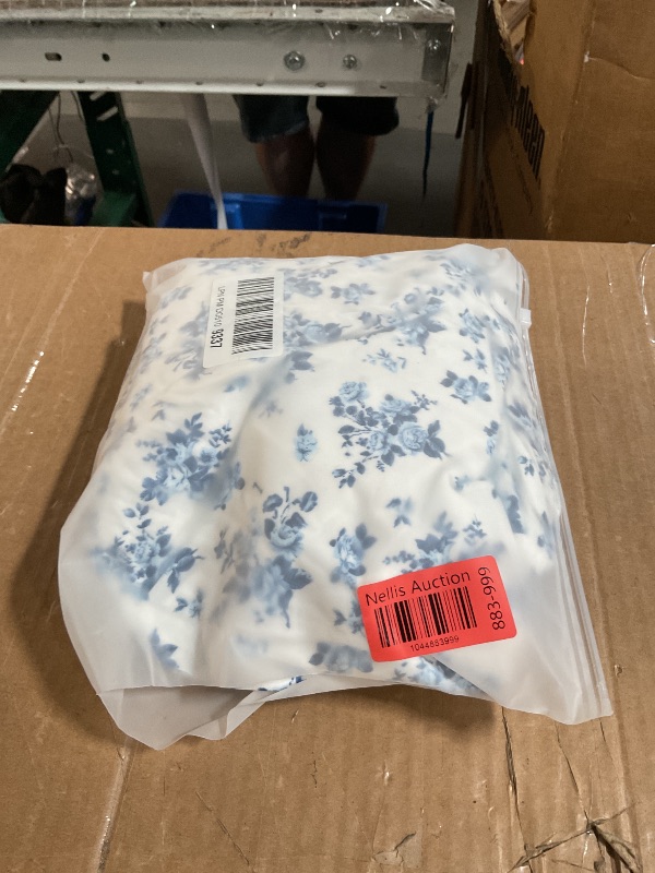 Photo 1 of (22W) (BAGGED)Talisea Plus Size Spring Dresses Women Floral Summer Boho Sundress Casual Beach Blue White Milkmaid Flowy Easter Midi Dress 22W