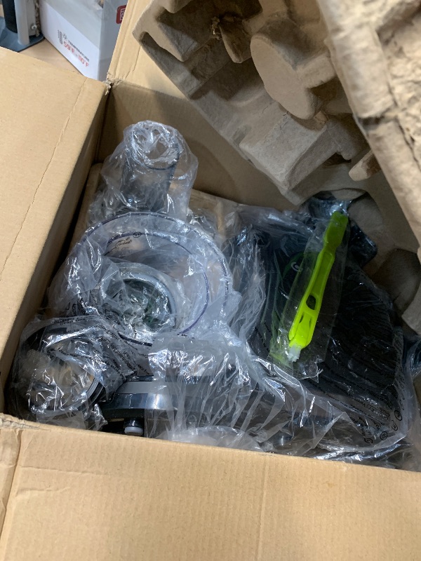 Photo 1 of (PARTS) (NOT A COMPLETE SET) Cold Press Juicer Machines, AMZCHEF Slow Masticating Juicer with Reverse Function, High Juice Yield, Easy Clean with Brush, Recipes for High Nutrient Fruits and Vegetables, Black(Updated)