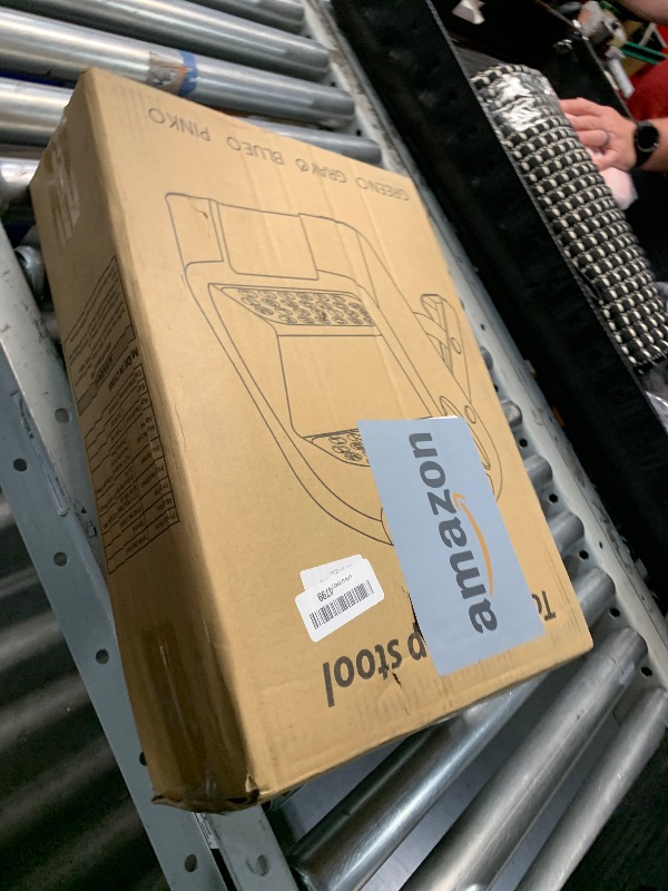 Photo 1 of iBabyMax Toddler Step Stool, Easy to Fold Step Stools for Toddlers with Non-Slip Surface & Alphabet Patterns, Lightweight & Cute Kids Step Stool for Potty Training, Bathroom Sink, and Bedroom, Gray