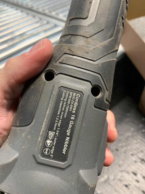 Photo 1 of ***NIBBLER BIT VERY WORN*** Metal Nibbler Compatible with DeWALT 20v Max Battery 16 Gauge Variable Speed For Metal Cutting(Battery not Included)