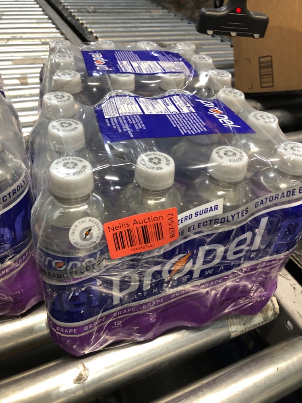 Photo 1 of  ***EXP: 5/19/25 NON-REFUNDABLE*** (2 PACK) Propel Zero Sugar Electrolyte Water Grape 16.9 Fl Oz 12 Count Bottles 