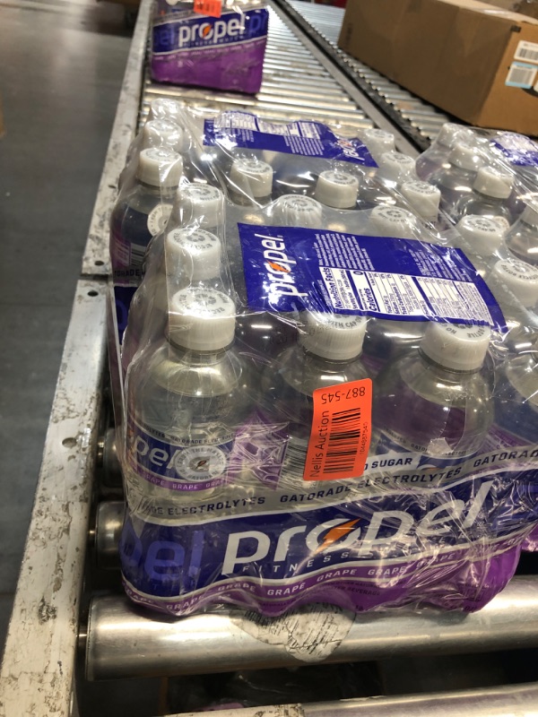 Photo 1 of  ***EXP: 5/19/25 NON-REFUNDABLE*** (2 PACK) Propel Zero Sugar Electrolyte Water Grape 16.9 Fl Oz 12 Count Bottles 
