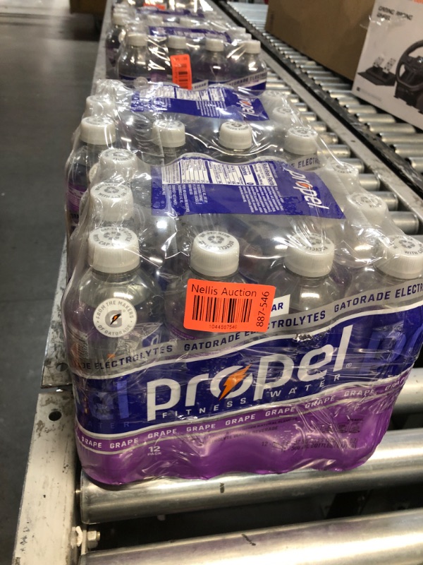 Photo 1 of  ***EXP: 5/19/25 NON-REFUNDABLE*** (2 PACK) Propel Zero Sugar Electrolyte Water Grape 16.9 Fl Oz 12 Count Bottles 