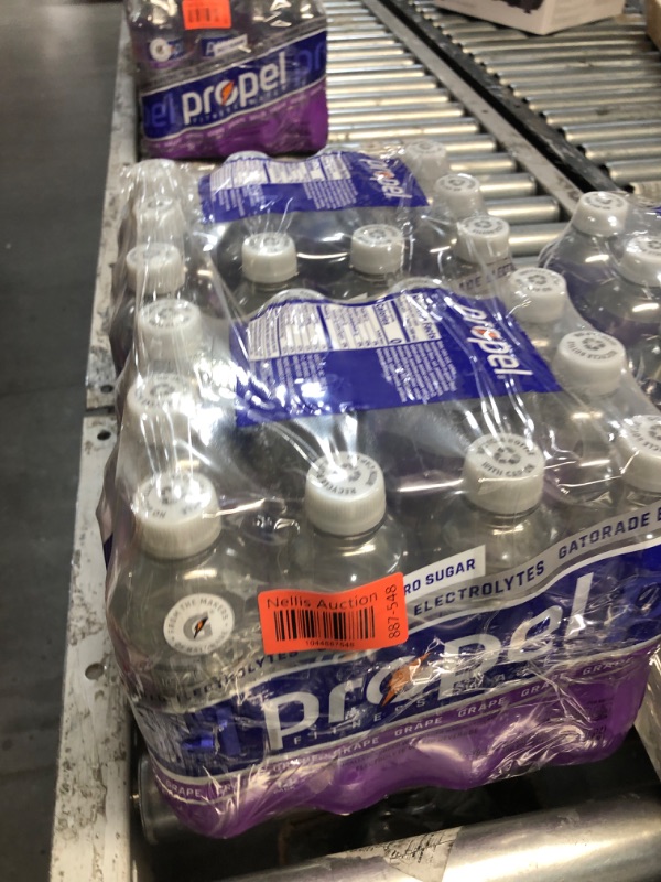 Photo 1 of  ***EXP: 5/19/25 NON-REFUNDABLE*** (2 PACK) Propel Zero Sugar Electrolyte Water Grape 16.9 Fl Oz 12 Count Bottles 