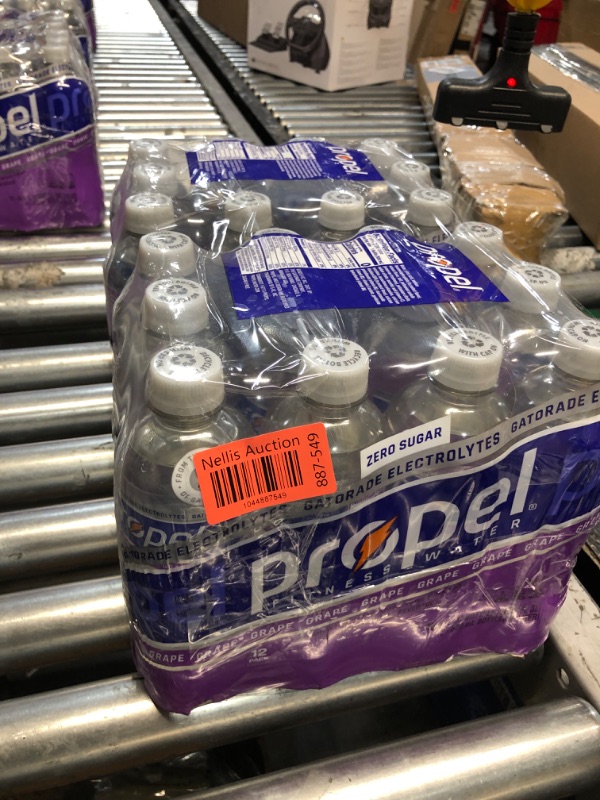 Photo 1 of  ***EXP: 5/19/25 NON-REFUNDABLE*** (2 PACK) Propel Zero Sugar Electrolyte Water Grape 16.9 Fl Oz 12 Count Bottles 