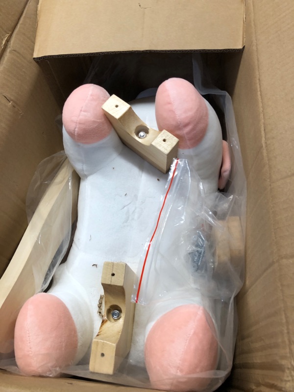 Photo 1 of (used)(missing pieces) FUNLIO Unicorn Baby Rocking Horse, Rainbow Fairy Unicorn Rocking Horse for Toddlers 6 Months to 3 Years