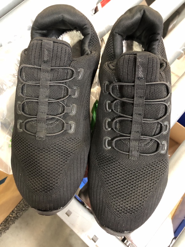 Photo 1 of (used)(damaged)(see images) Avia Anchor SR Mesh Slip On Black Non Slip Shoes for Men, Water Resistant Mens Work Shoes Comfortable Slip Resistant Work Shoes Men - Black, 12 Medium
