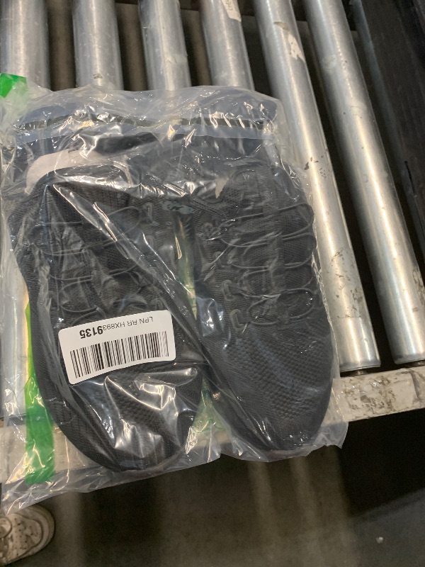 Photo 1 of (used)(damaged)(see images) Avia Anchor SR Mesh Slip On Black Non Slip Shoes for Men, Water Resistant Mens Work Shoes Comfortable Slip Resistant Work Shoes Men - Black, 12 Medium