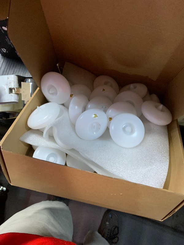 Photo 1 of Homemory 48 Pack 3” Flameless Led Floating Candles, 200 Hour White Battery Operate Waterproof Tealights for Cylinder Vases, Centerpieces at Wedding Decor, Party, Pool