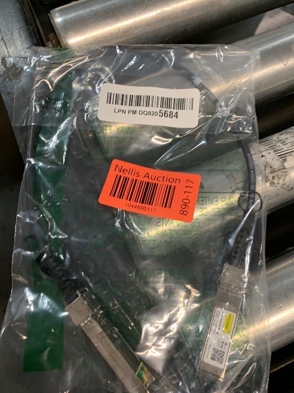 Photo 1 of 10Gtek SFP+ DAC Twinax Cable, 10G SFP+ to SFP+ Direct Attach Copper Patch Passive Cable for Cisco SFP-H10GB-CU0.5M, Ubiquiti UniFi UC-DAC-SFP+, TP-Link TL-SM5220-0.5M, Fortinet and More, 0.5-Meter