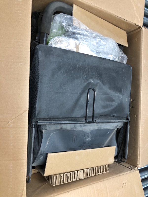 Photo 1 of (for parts) GreenSweep V2 - Artificial Grass Electric Sweeper Rake Vacuum 45L Collection Bag,5 Adjustable Heights, Foldable Handle(read clerk comments) 