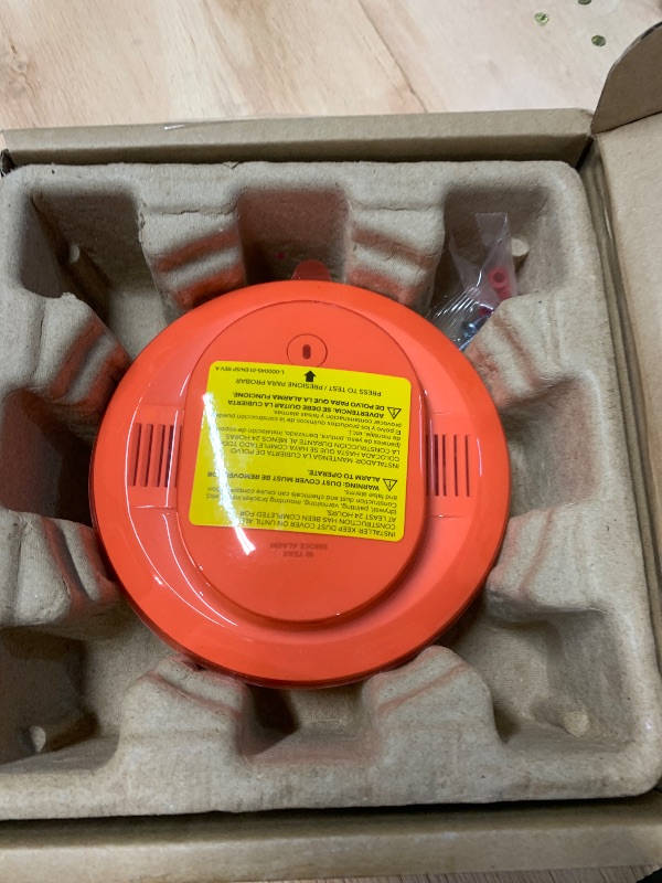 Photo 1 of Kidde  Detector, 10-Year Battery Powered, LED Warning Light Indicators