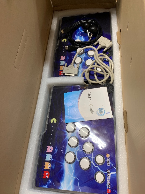Photo 1 of ***(FOR PARTS ONLY/ NON FUNCTIONAL)***
RegiisJoy 10000 in 1 Arcade Game Console Pandoras 18S WiFi Function Machine for PC & Projector & TV, 2-4 Players, 1280X720, 3D Games, Search/Hide/Save/Load/Pause, Favorite List