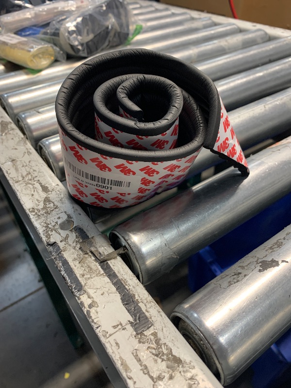 Photo 1 of DJAIOD Bunk Bed Ladder Pads, PVC Soft Corner Protectors, Self-Adhesive Bunk Bed Step Cover Foam Padding, for Ladder, Stair Edge, Sharp Edges, Desk, Table, Furniture 6.5 Ft (Black)