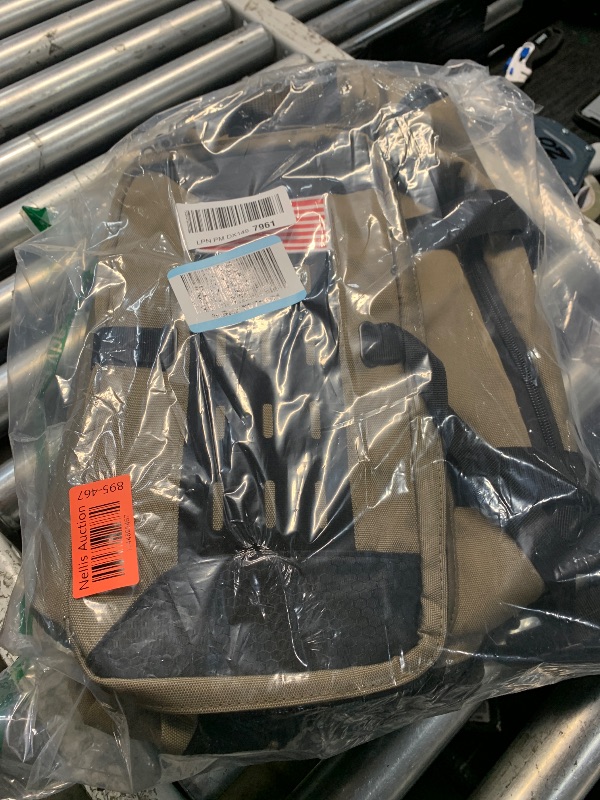 Photo 1 of TIDEWE Tactical Range Backpack with Removable Divider, Handgun Backpack with 4 Pistol Case for Handguns, Range Bag with Hard Glasses Case (Khaki)