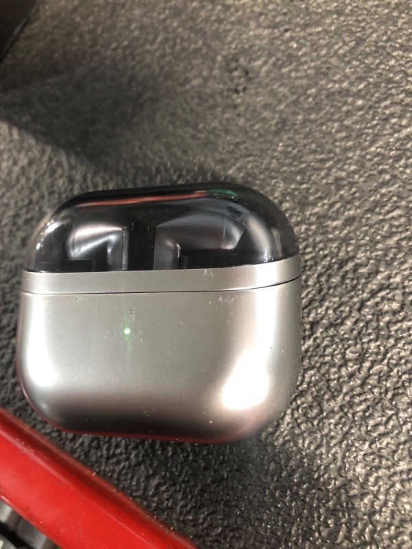 Photo 1 of **SOME SMALL SCRATCHES** SAMSUNG Galaxy Buds 3 Pro AI True Wireless Bluetooth Earbuds, Noise Cancelling, Sound Optimization, Redesigned Comfort Fit, Silver [US Version, Amazon Exclusive, 2Yr Warranty]