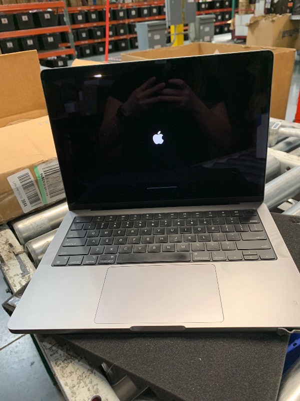 Photo 1 of Apple 2023 MacBook Pro Laptop M3 chip with 8?core CPU, 10?core GPU: Built for Apple Intelligence, 14.2-inch Liquid Retina XDR Display, 8GB Unified Memory, 512GB SSD Storage; Space Gray