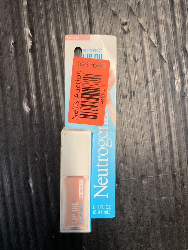 Photo 1 of ***NON REFUNDABLE***
Neutrogena Hydro Boost Tinted Lip Oil with Hyaluronic Acid, glossy lip oil designed to hydrate & nourish lips while bringing out their natural color, Light Pink, .2 oz