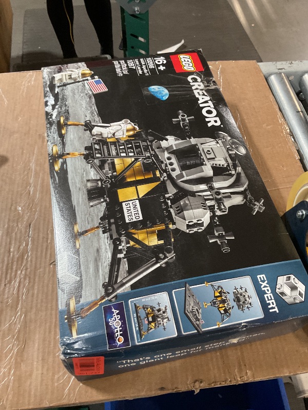 Photo 1 of LEGO Creator Expert NASA Apollo 11 Lunar Lander 10266 Building Toy Set for Ages 16+ (1087 Pieces)*FACTORY SEALED*
