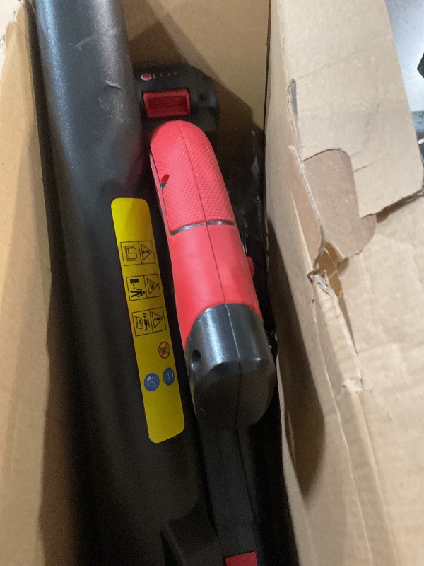 Photo 1 of (battery does not charge) MZK Cordless Leaf Blower,20V Battery Powered Leaf Blower for Lawn Care, Electric Lightweight Mini Hand Blower(Battery & Charger Included)