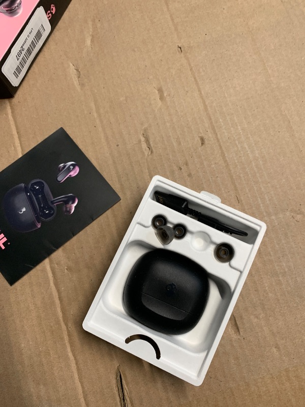 Photo 1 of Skullcandy Rail In-Ear Wireless Earbuds, 42 Hr Battery, Skull-iQ, Alexa Enabled, Microphone, Works with iPhone Android and Bluetooth Devices - Black*FACTORY SEALED*
