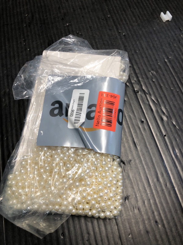 Photo 1 of ***(USED/ UNKNOWN IF MISSING PARTS)***Beadthoven 100pcs 7-10mm Pearl Beads 1.8mm Big Large Hole Rice Shape White Pearls for Crafting Oval Pearl Beads for Jewelry Making DIY Bracelets Necklaces Leather Cord