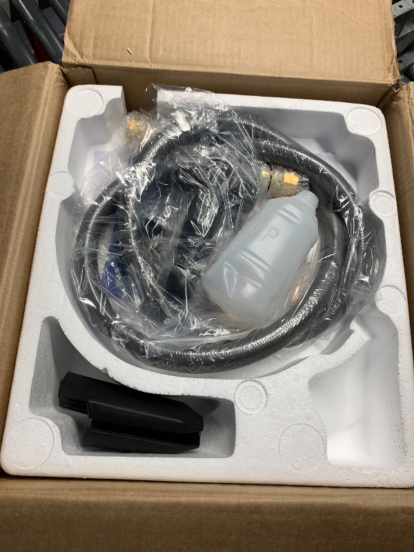 Photo 1 of (PARTS) (NOT FUNCTIONAL) (MISSING ACCESSORIES) Giraffe Tools Grandfalls Pressure Washer G20B Pro, 2500 PSI 2.2 GPM, Wall Mounted Power Washer with 65FT Hose Reel, Black Pressure Hoses, 4 Nozzles for Floor/Cars/Fences/Patios, Dark Silver