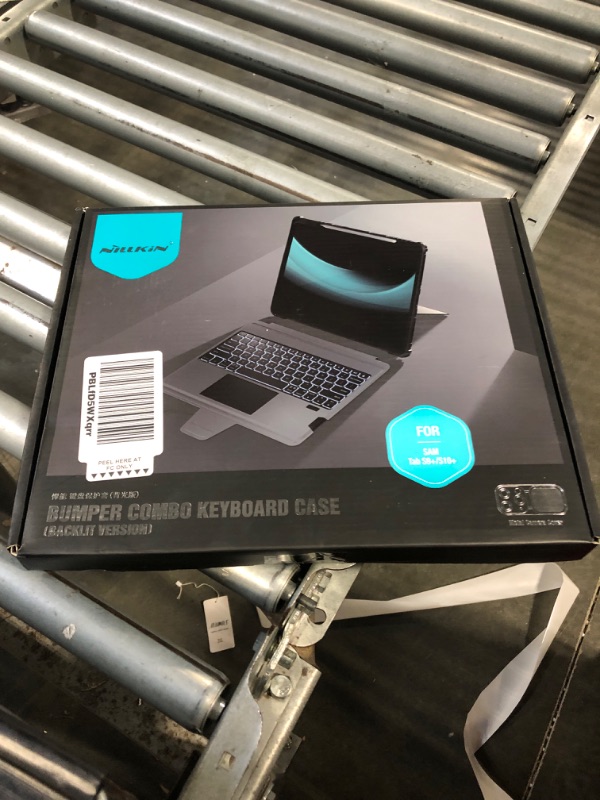 Photo 1 of Nillkin for Samsung Galaxy Tab S10 Plus/S9 Plus 12.4" Case with Detachable Keyboard, 7-Color Backlit, Trackpad, S Pen Holder, Rugged Keyboard Case with Camera Cover for Samsung Tablet S9+/S10+ 5G