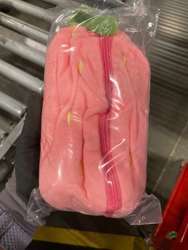 Photo 1 of MIAODAM Bunny Stuffed Animal Reversible Cuddle Bunny Stuffed,Strawberry Bunny Transformed Rabbit Plush Zipper,Carrot That Turns Into Ears Bunnies Plushies Toy Cute Stuffy Doll Easter Girlfriend Gift