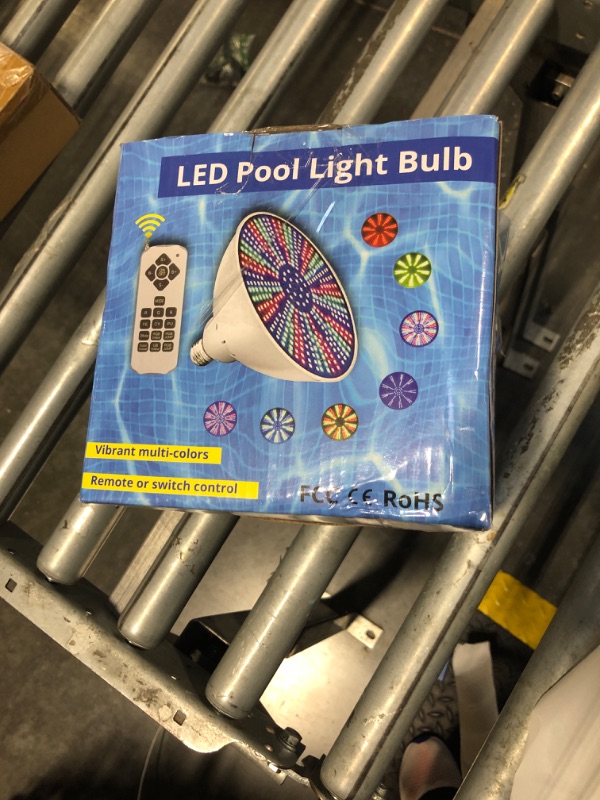 Photo 1 of 2025 Upgraded 50W Color LED Pool Light Bulb, 120V RGB Color Changing Pool Lights for Inground Swimming Pool, Replacement Bulb for Pentair Hayward Fixtures