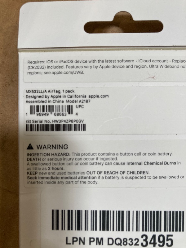 Photo 1 of  *** USED *** Apple AirTag
