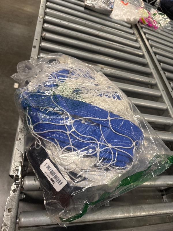 Photo 1 of Base Free Swimming Pool Volleyball Net Set for Above Ground/Inground Pools with 3-Height Adjustable Aluminium Poles, Durable Anti-Sagging Net, 2 Water Volleyballs and Carry Bag