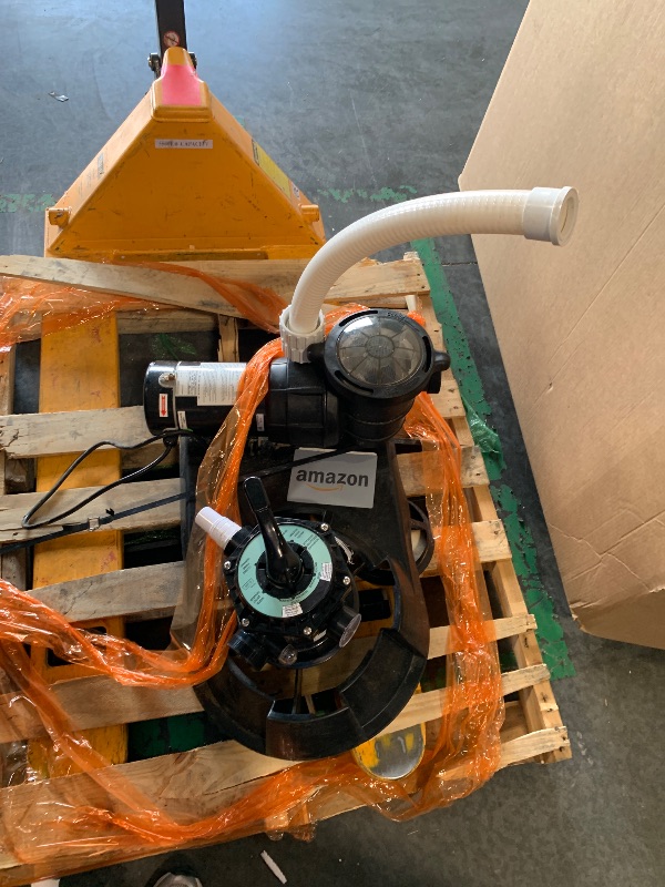Photo 1 of ****** MISSING PARTS********* VEVOR Sand Filter Pump for Above Ground Pool, 13 in, 3500 GPH, 3/4 HP Swimming Pool Sand Filter Pump System, Krystal Clear with 6-Way Multi-Port Valve & Strainer Basket, Easy Installation for Pools