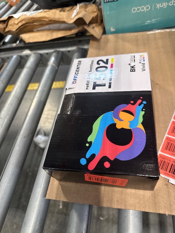 Photo 1 of Officenter T502 502 Ink Refill Bottles for Ecotank ET2760 ET-4760 ET2750 ET-3760 ET-2850 ET-15000 ST-4000 ST-2000 ET-3710 ET-3850 ET-3750 ET-4850 ET-3830 ET4750 ET2700 ST3000 ET3700 Printer(2BK C M Y)