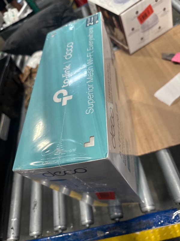 Photo 1 of ***FACTORY SEALING***
TP-Link Deco AXE5400 Tri-Band WiFi 6E Mesh System(Deco XE75 Pro) - 2.5G WAN/LAN Port, Covers up to 5500 Sq.Ft, Replaces WiFi Router and Extender, AI-Driven Mesh, New 6GHz Band, 2-Pack