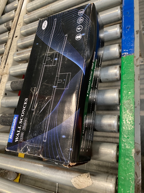 Photo 1 of SAIMAND Wall Sconces Set of 2 Battery Operated, Wireless USB Rechargeable Wall Lights with Remote Control, 360° Rotation, 5200mAh LED Dimmable Picture Lamp for Living Room,Bedroom,Hallway (30in Black)