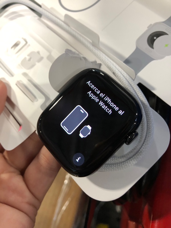 Photo 1 of ***FACTORY SEALED, OPEN FOR INSPECTION***
Apple Watch Series 10 [GPS 46mm case] Smartwatch with Jet Black Aluminium Case with Black Sport Band - M/L. Fitness Tracker, ECG App, Always-On Retina Display, Water Resistant