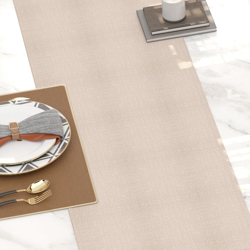 Photo 1 of 1 Table Runner, eco-Friendly Fabric Handcrafted Runner, Natural Linen