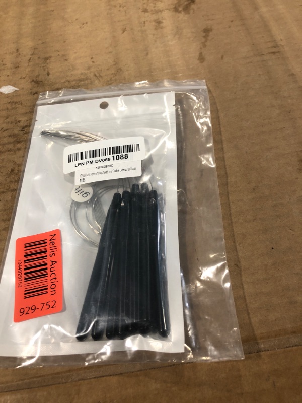Photo 1 of 10 Pcs Hair Extension Loop Needle Threader Pulling Hook Tool and Bead Device Tool for Hair Extensions (Black)