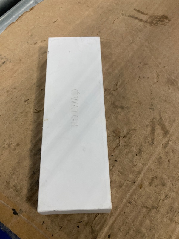Photo 1 of [Locked to Owner] Apple Watch Series SE [GPS 44mm case] Smartwatch with Silver Aluminium Case with Denim Sport Band - S/M. Fitness Tracker, ECG App, Always-On Retina Display, Water Resistant.