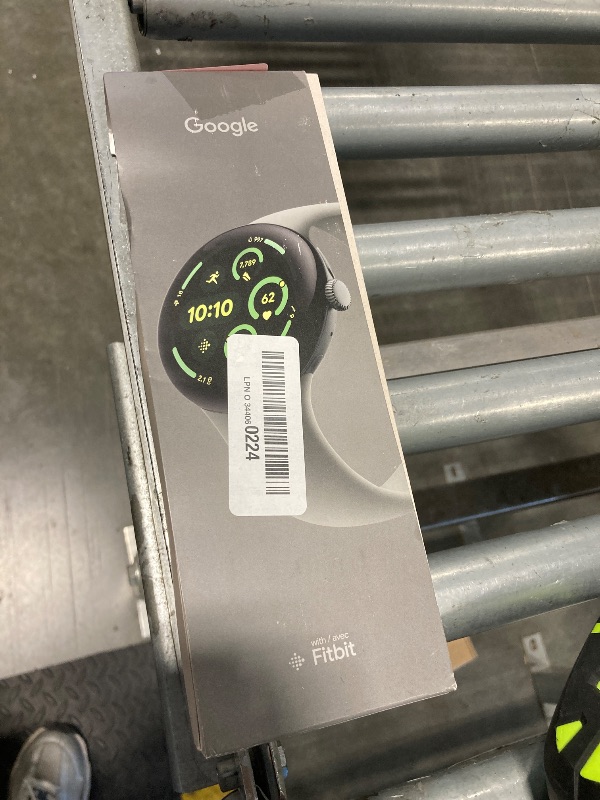 Photo 2 of Google Pixel Watch 3 (45mm) Latest Model - Android Smartwatch, Heart Rate Tracking, Fitbit Advanced Running, Fitness Insights, 24-Hour Battery - Matte Hazel Aluminum Case - Hazel Band - Wi-Fi