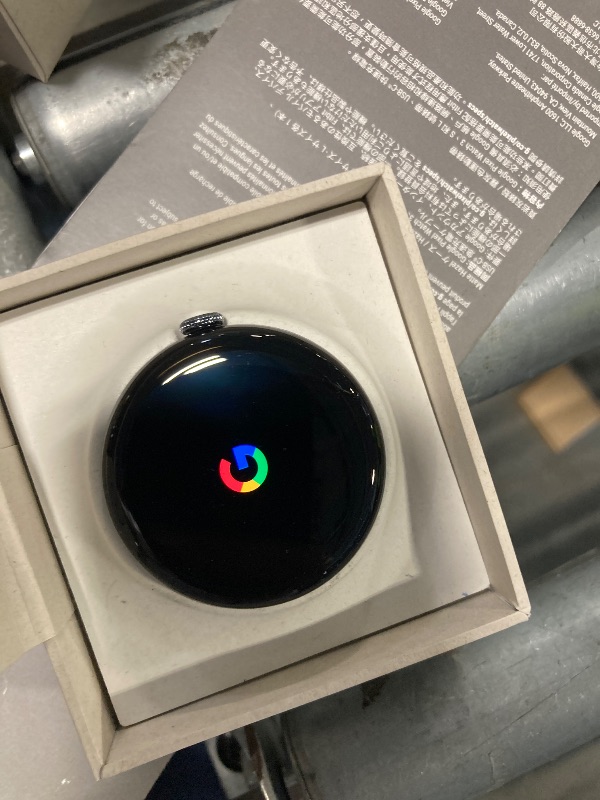 Photo 5 of Google Pixel Watch 3 (45mm) Latest Model - Android Smartwatch, Heart Rate Tracking, Fitbit Advanced Running, Fitness Insights, 24-Hour Battery - Matte Hazel Aluminum Case - Hazel Band - Wi-Fi